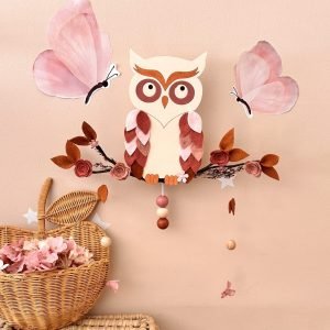 boite à musique hibou bébé fille