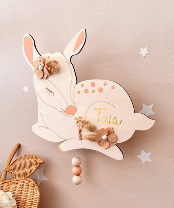 boite à musique biche chambre bébé bohème