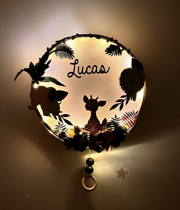 boite à musique jungle chambre bébé