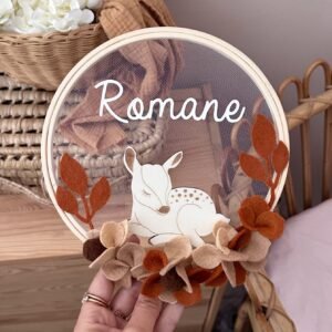 couronne murale biche